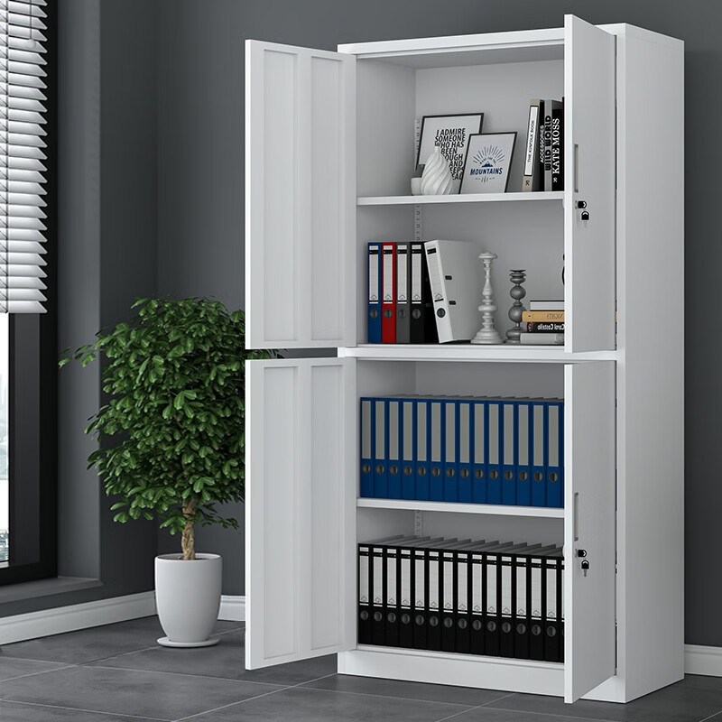 帝德龙文件柜资料档案柜通双节 850*390*1800mm高清大图