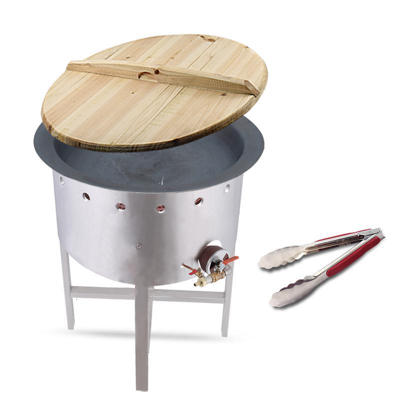 传统铸铁煎锅商用大平底生铁煎锅加厚铸铁老式生煎锅煎包锅传统锅贴