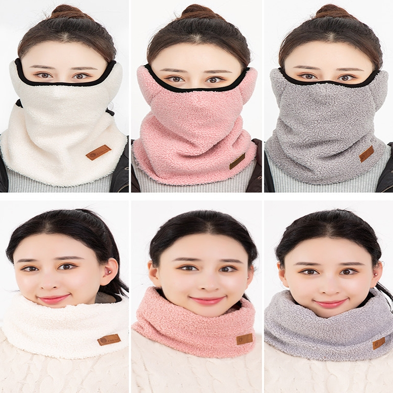 冬季保暖面罩闪电客女骑行护颈脖套防寒口罩男摩托车头套护脸罩