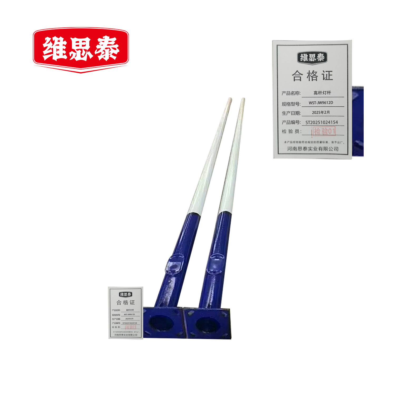 维思泰 高杆灯杆 JW9612D 根高清大图