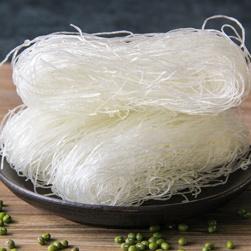 鲁珍 纯绿豆粉丝160gX4袋 方便粉丝凉拌火锅食材 龙口粉丝酸辣粉蒜蓉扇贝花甲粉