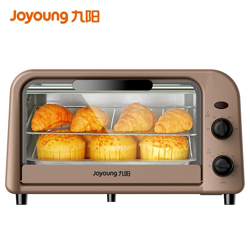 九阳(Joyoung)电烤箱微波炉家用多功能烘焙定时控温迷你10L KX10-V601