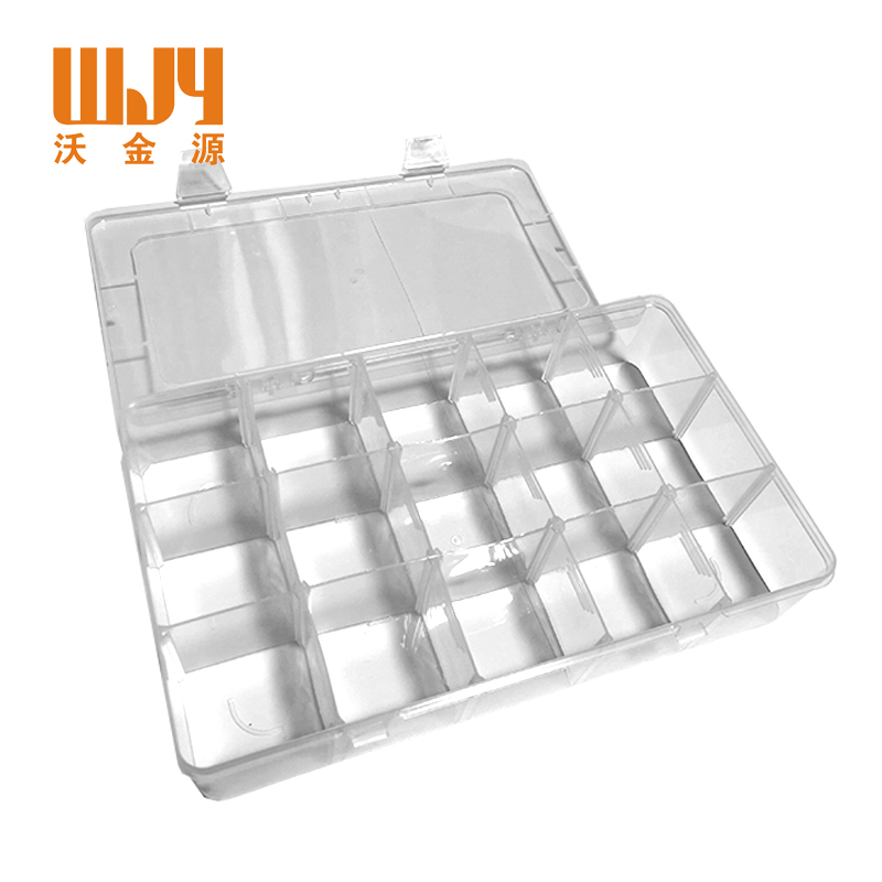 沃金源 15格透明工具盒零件盒工具箱 280*170*56mm 个高清大图