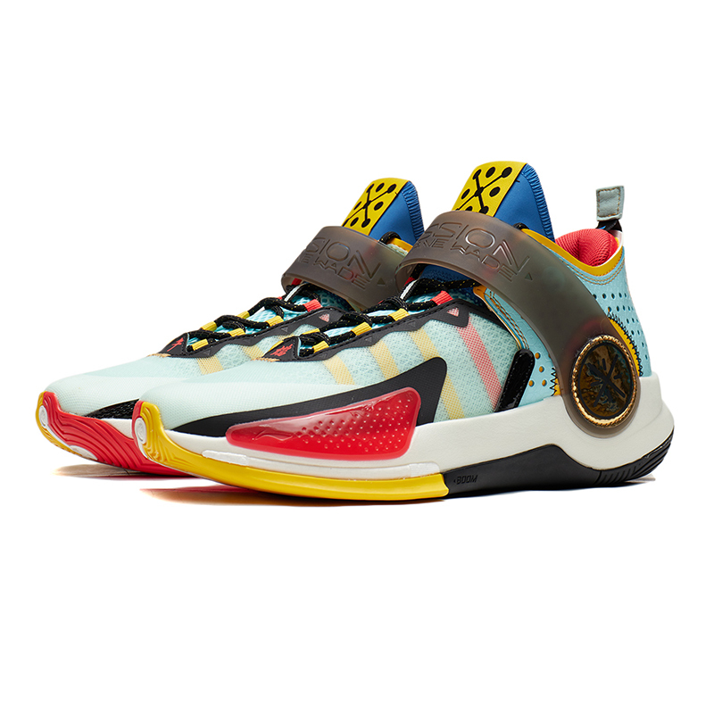 李宁篮球鞋裂变vii低帮男鞋2021新款回弹减震支撑稳定运动鞋