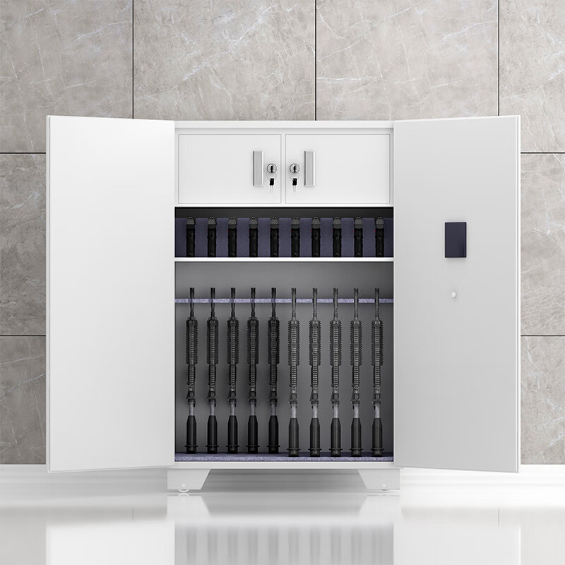 臻远ZY-QXG-01 管制器械存放柜加厚密码锁铁皮柜灰白色 1000*500*1560高清大图