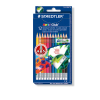 施德楼 144 可擦彩色铅笔 学生绘画彩铅 144 50NC12（12色盒装）