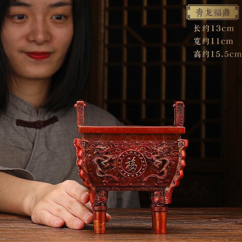 美帮汇铜鼎摆件 铜千秋 盛鼎大号青铜器工艺品 铸铜 宝鼎高清大图