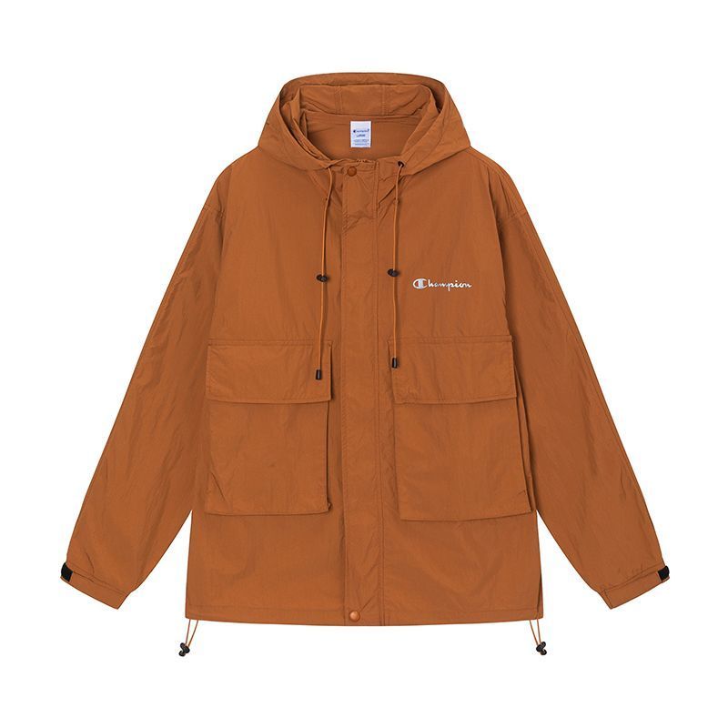 champion冠军连帽防晒衣服男女夏运动工装夹克外套超轻薄潮
