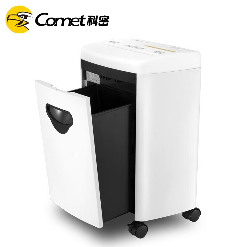 科密 308碎纸机(单次6张 17L 15分钟连续碎纸 可碎纸回形针订书针)单位:台