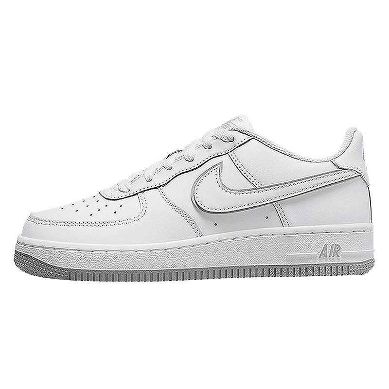 新款af1nikeairforce1af1gs空军一号休闲板鞋白灰dx5805100