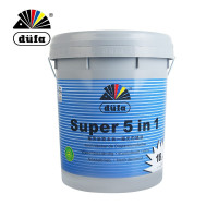 都芳(DUFA)都芳漆 全能五合一内墙乳胶漆 水性油漆涂料 墙面漆白色18L