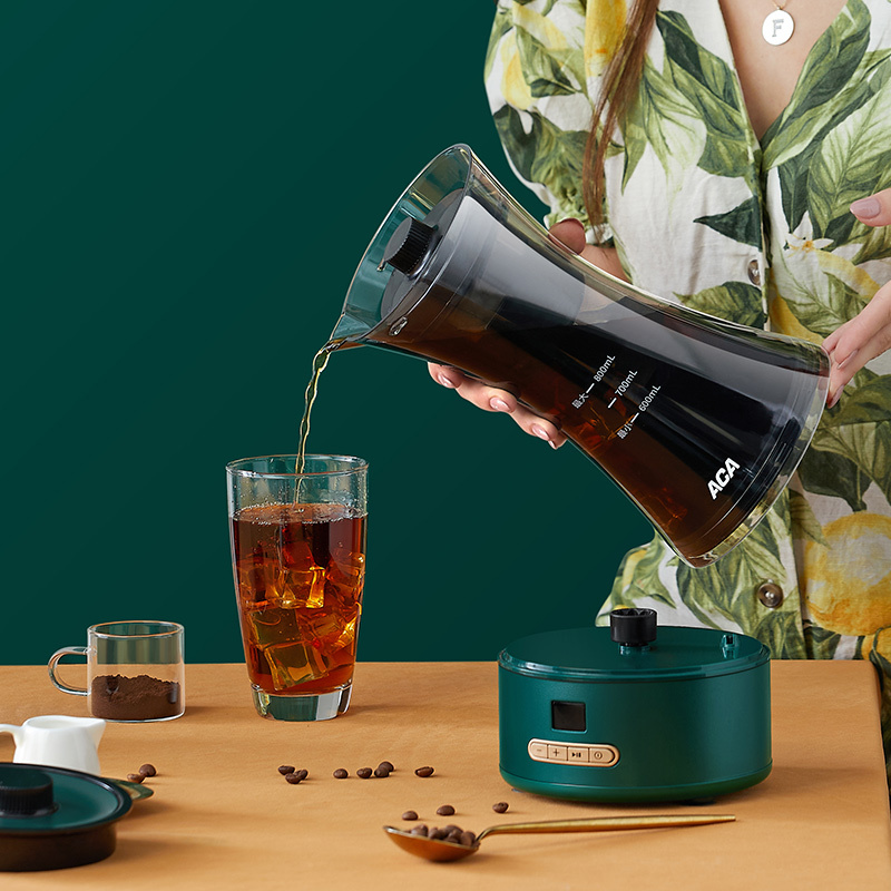 ACA/北美电器AC-D080A柠檬水果茶鲜萃家用自制冷萃饮料机全自动