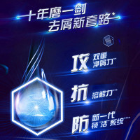 清扬(CLEAR)去屑洗发露男女专用控油清爽蓬松头皮护理洗发水家庭装 男士清爽控油型940克