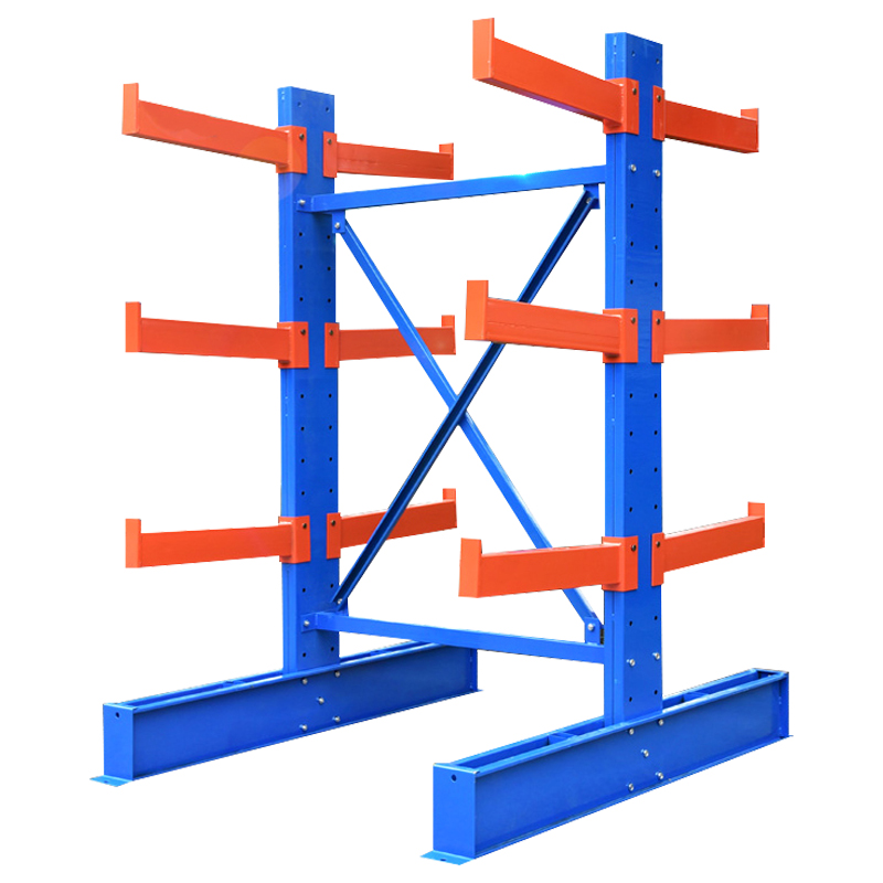 臻远ZY-XBS-01悬臂式重型货架仓库厂房货架承载300KG/臂双臂三层主架臂长65cm
