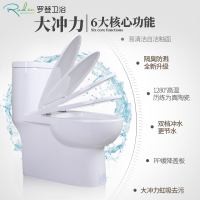 Roden罗登 喷射虹吸超漩式 地排抽水马桶 缓降盖板 节水静音冲水防臭连体马桶 家用普通陶瓷坐便器 马桶RD-M603