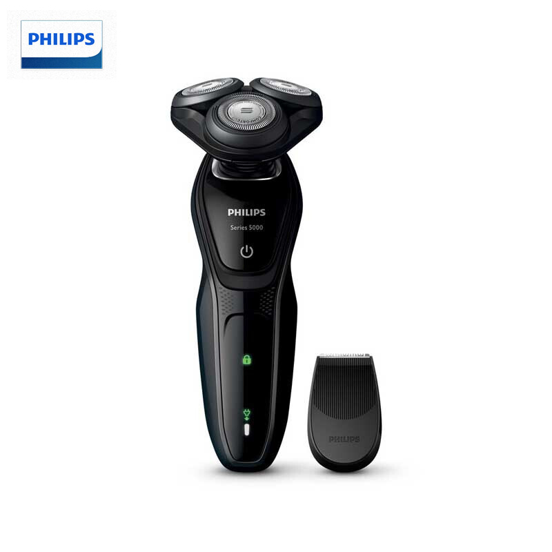 飞利浦(Philips)5000系列S5076/06电动剃须刀充电式刮胡刀三刀头全身水洗干湿两用