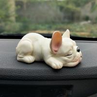 创意汽车摆件斗牛犬车内饰品可爱法斗公仔狗狗车载摆件车上装饰