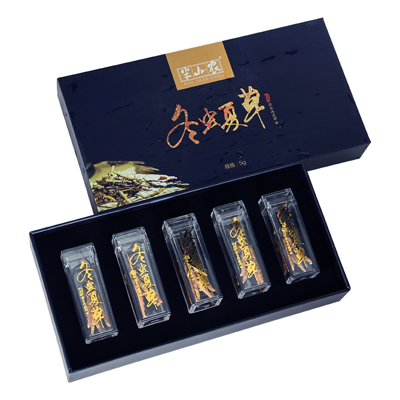 半山农 冬虫夏草礼盒5克礼盒装 西藏那曲高海拔虫草 5条/克精选品质