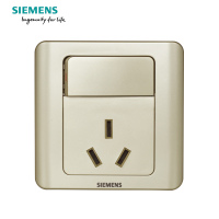 西门子(SIEMENS)开关插座 远景金棕系列一开16A三孔空调插座5UB02021CC133