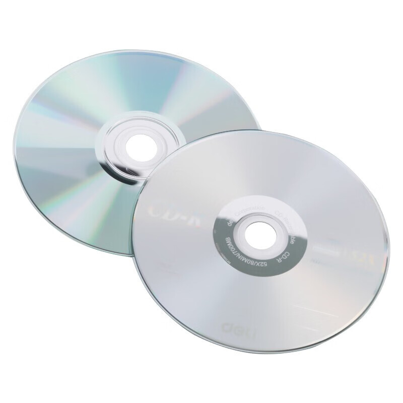 得力(deli)空白光盘CD-R车载MP3刻录碟50片盒装 CD-R 3725[700MB 52倍速]高清大图
