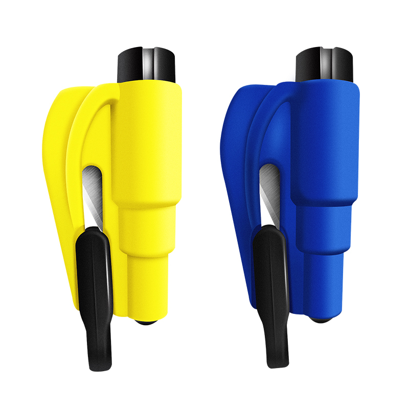 汽车用一秒破窗器迷你救生锤逃生锤安全锤多功能砸玻璃破碎器 实发两