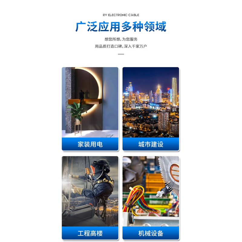 安普津盛 铜芯铠装电力电缆YJV22 0.6/1KV 2*16mm 米高清大图