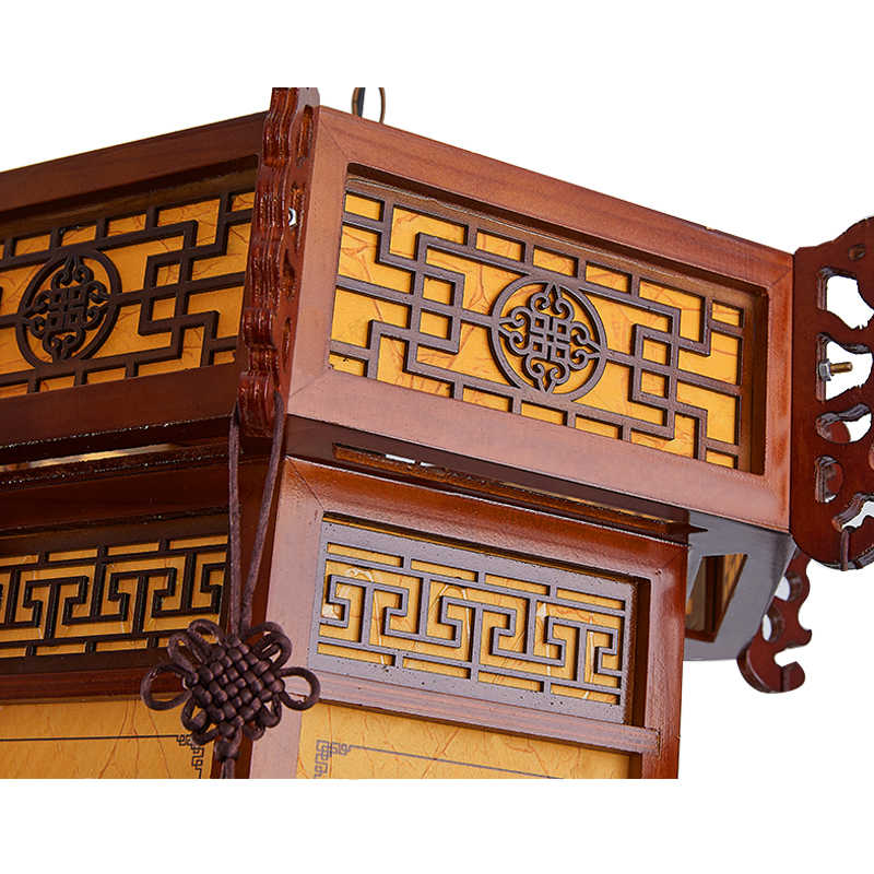 赞属 仿古中式六角宫灯 58*60CM 个高清大图