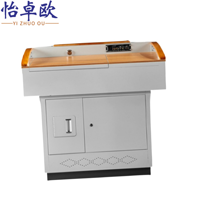 怡卓欧多媒体讲台110cm长张高清大图