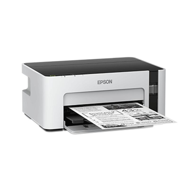 爱普生(EPSON)M1108黑白墨仓式打印机学生作业家用办公小型环保墨仓易加墨水联供黑白喷墨打印机文档文件打印 套餐2