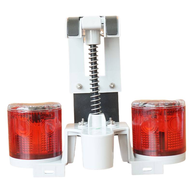 为佳天 太阳能警示灯 LED强光指示灯 SW9107 台 双头 SW9107双头 SW9107双头