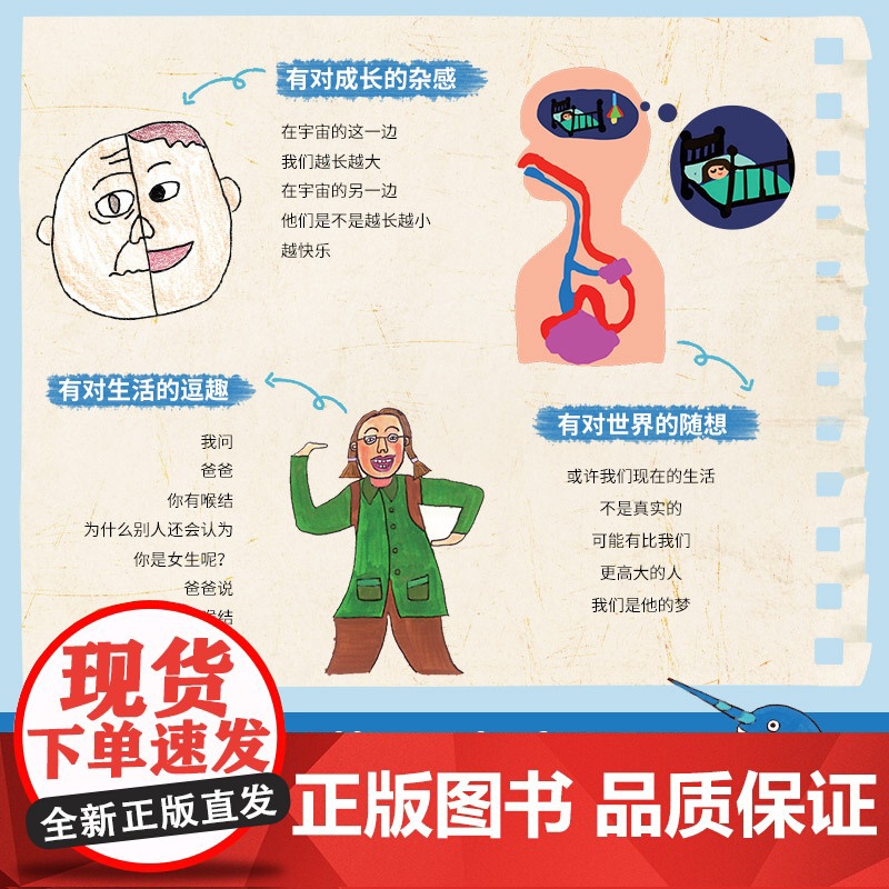 猫吃鱼,熊吃鱼,海也吃鱼 陈思羽 宝藏女孩陈思羽首部治愈漫画随笔,一个小女孩的想象力,是大人回不去的童年高清大图