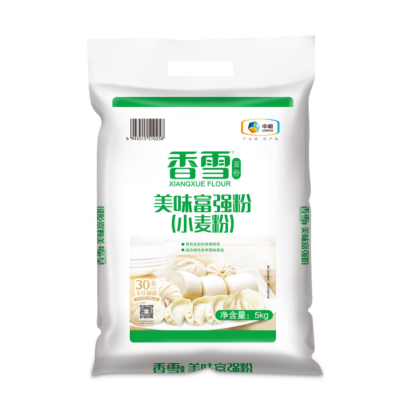香雪美味富强粉5kg面粉好吃有劲-苏宁易购