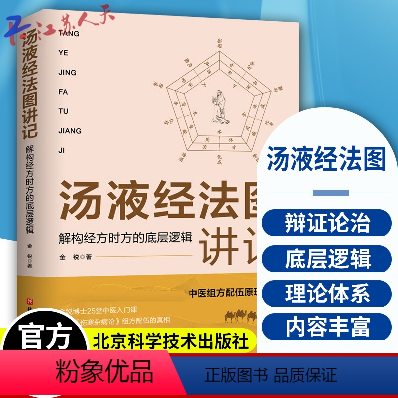 [正版]汤液经法图讲记 解构经方时方的底层逻辑 金锐 伤寒经方中医杏园金方辅行决直观脉法骨科五运六气脐针疗法北京科学技