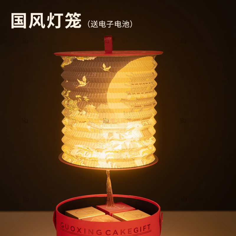 国兴(GUOXING)花好月圆月饼礼盒高清大图