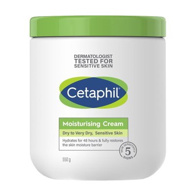 【保税仓发货】Cetaphil 丝塔芙 舒润保湿霜 550g 大白罐 温和修护保湿[网红大白罐]