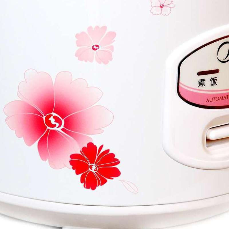 美的(Midea)电饭煲 4升/4L机械式家用一键简答操作不粘内胆老人用电饭锅节能省电小巧迷你小型便捷YJ408J