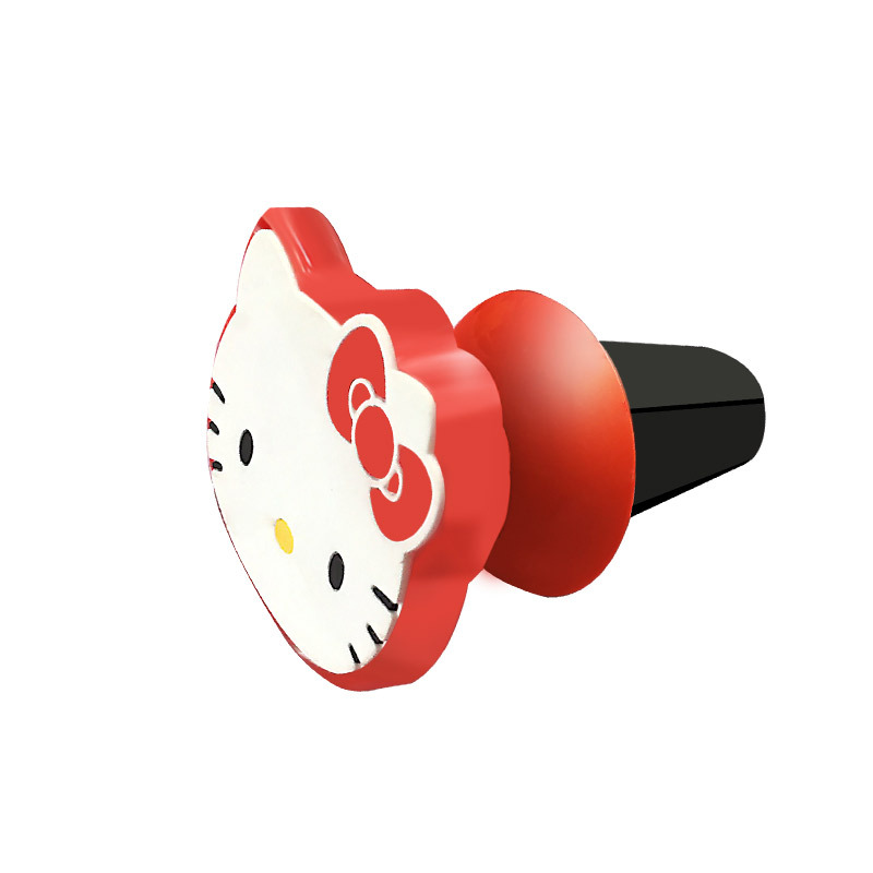 HelloKitty凯蒂猫正版车载金属手机架 汽车车用导航支架手机支撑架多功能磁力架 汽车用品