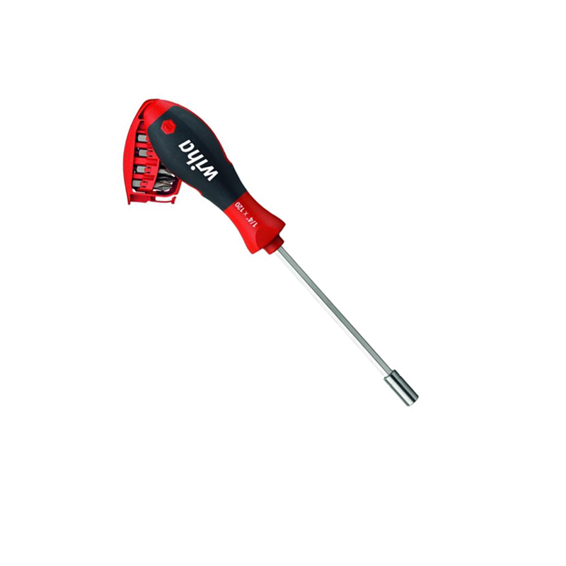 工具库 威汉Wiha 弹仓式起子手柄,1/4“3809 01-01 32901