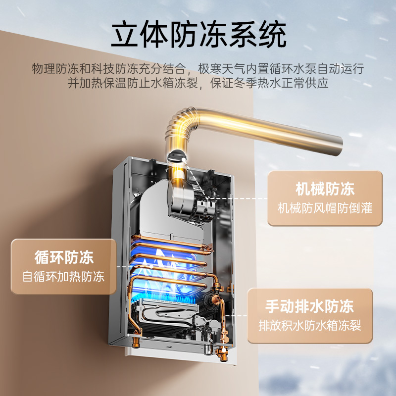 万家乐 JSQ30-16NS5 燃气热水器总装 强排 零冷水;单次;点动 3C认证