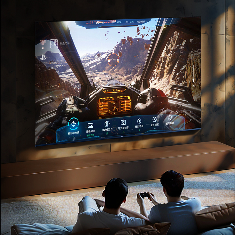 tcl电视55v8h55英寸120hzmemc232gb大内存护眼平板电视