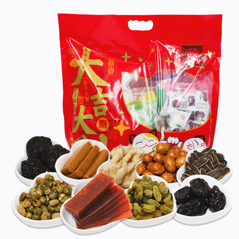 嗑客 休闲零食混合小零食大礼包1029g年货高清大图
