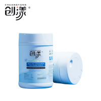 创漾CN2050 纯水桶装湿巾15*20cm 50g珍珠纹 无香 100抽/桶 手部