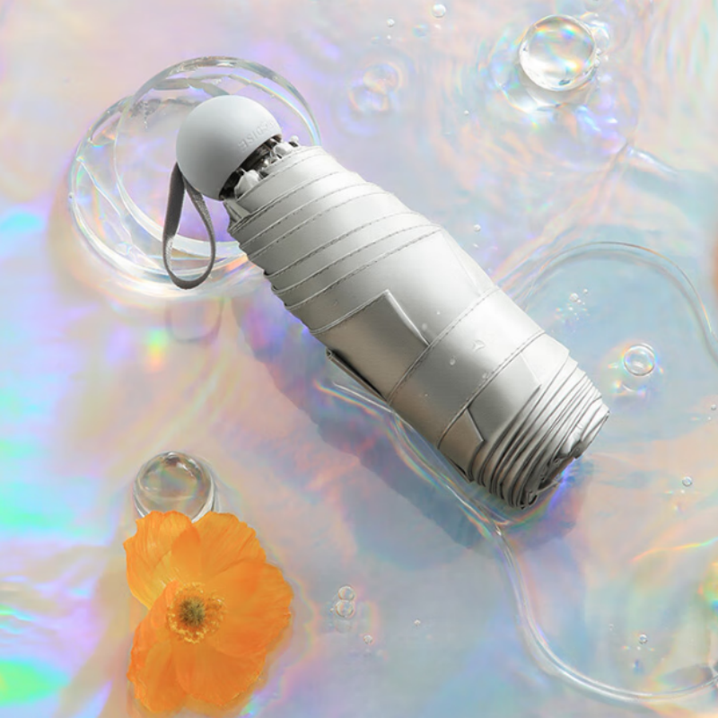 天堂防紫外线阳伞五折嫣然伞下94CM6K钛银便携遮防晒太阳伞 嫣然