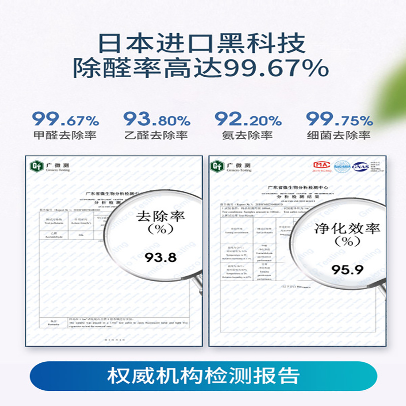 keskin日本光触媒除甲醛新房家用清除剂车内去异味衣柜吸除味神器