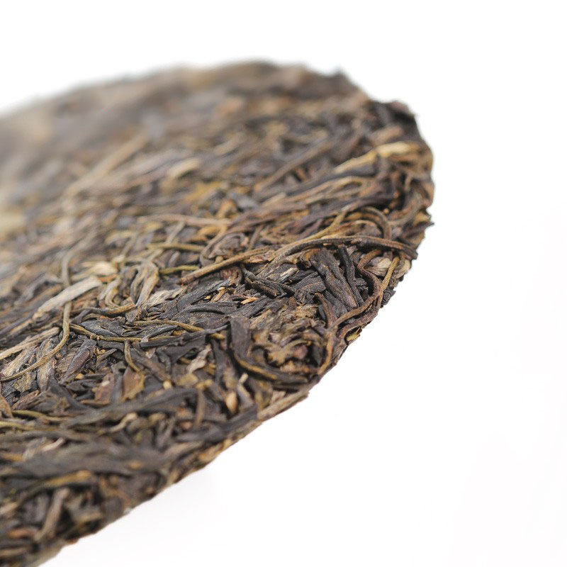 大益 茶叶普洱茶饼茶 六年陈料 赤羽金轮生茶357g/饼高清大图