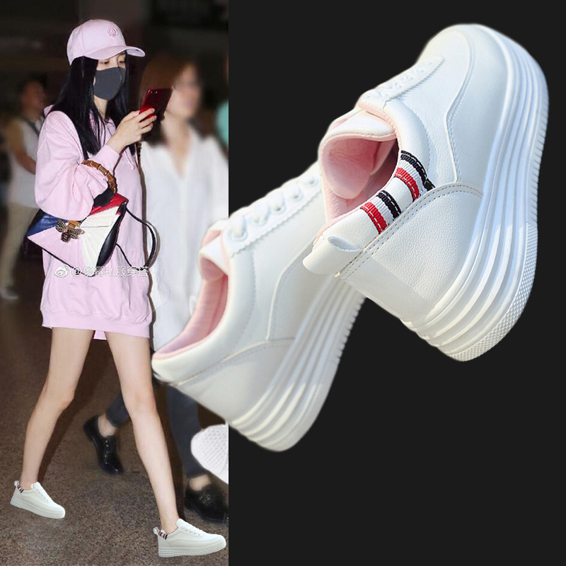 小白鞋女春季2018新款百搭韩版平底板鞋休闲夏季学生鞋子帆布鞋夏