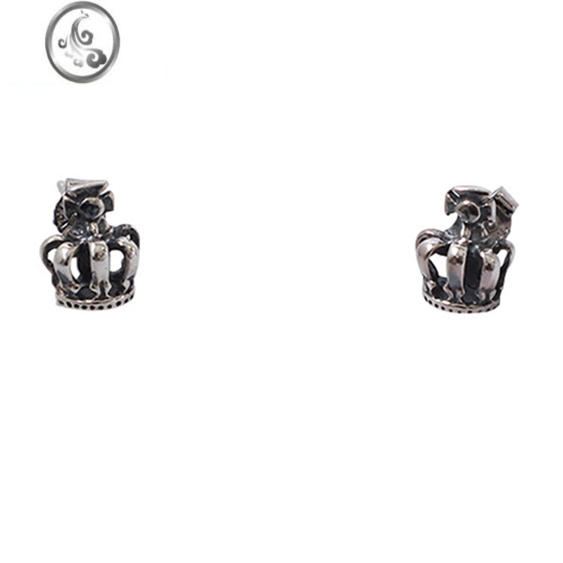 JiMi无性别设计感男女流行极简大气百搭早春皇冠耳钉情人节礼物