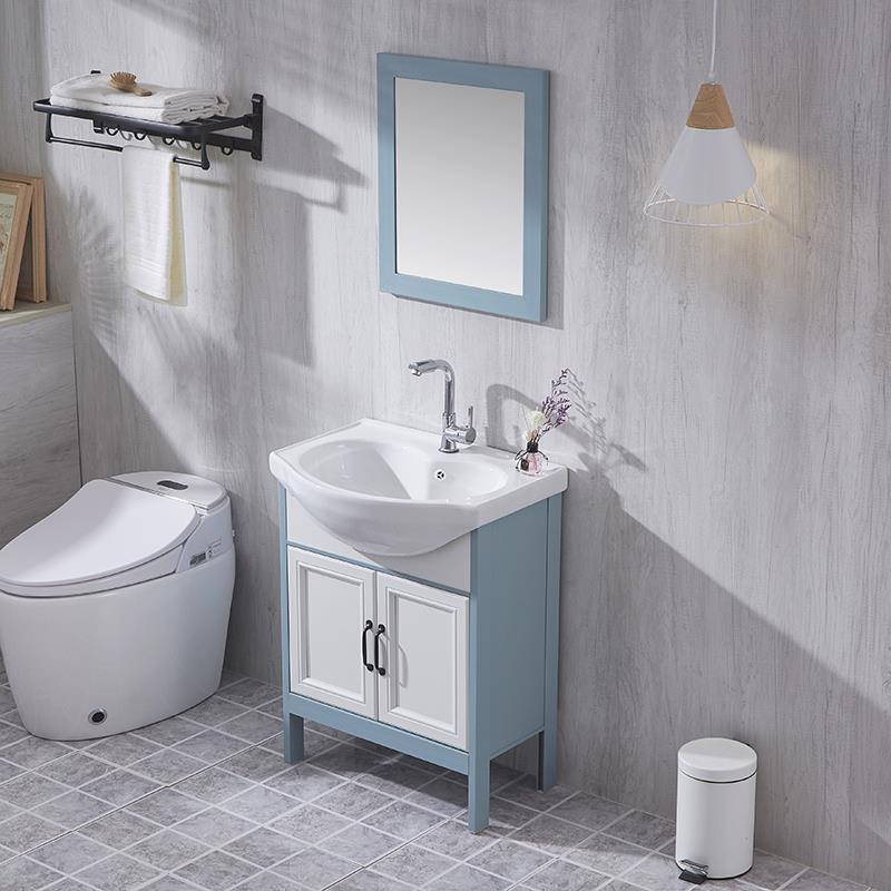 碳纤维浴室柜组合现代简约小户型卫生间卫浴洗漱台洗脸盆落地式视频