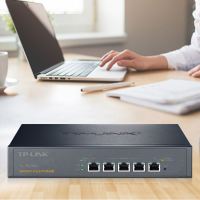 TP-LINK TL-R476G+ 企业级4口5口全千兆有线路由器多WAN口商用酒店网吧上网控制网络行为管理广告营销无线AP管理办公电脑组网小中大户型别墅级智能高速tplink