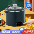 统厨 3L不锈钢升降电饭锅 墨绿色